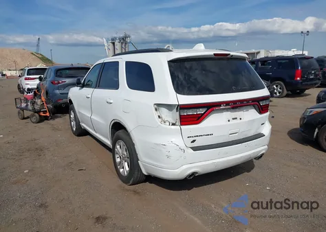 2018 Dodge Durango Gt из США, поврежденный, VIN 1C4RDJDG6JC283111